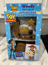 Vintage Sheriff Woody Dress up Set Costume 4 and Disney Toy Story Pixar