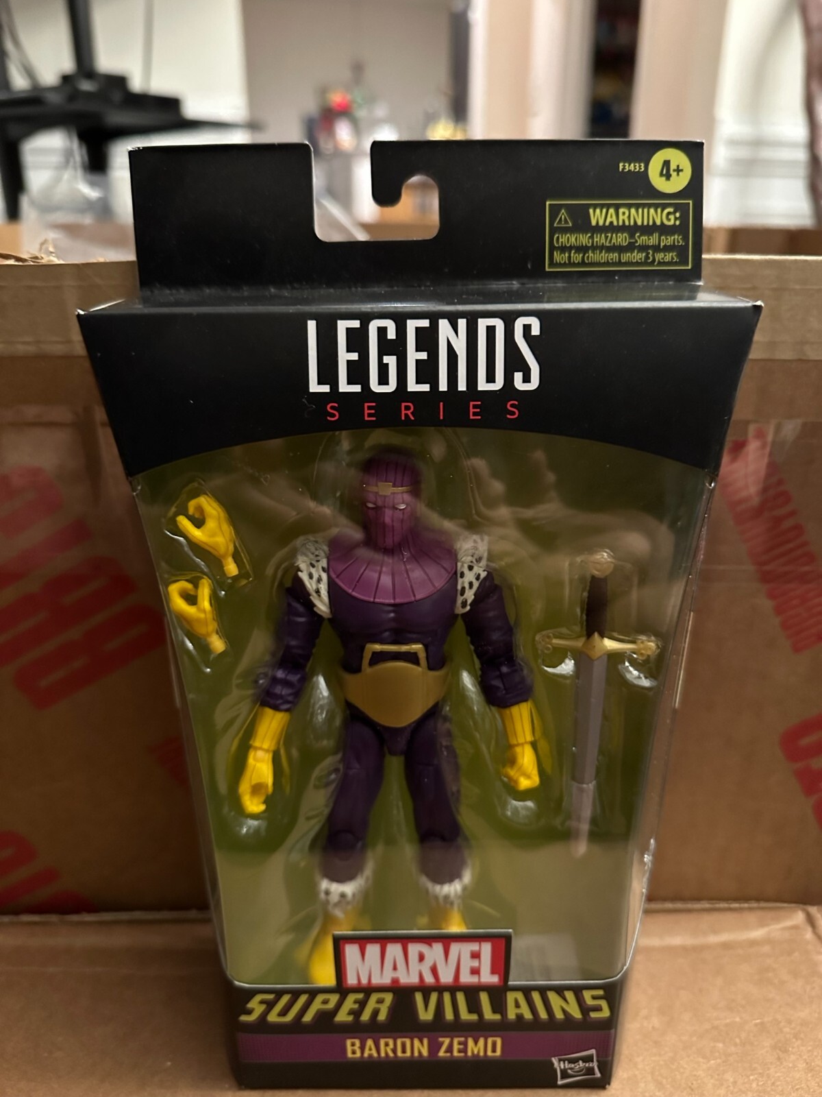 NEW 2022 Hasbro Marvel Legends Baron Zemo 6" Action Figure Walgreens Exclusive