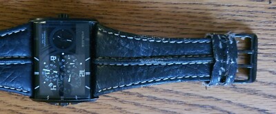 POLICE Men's Twingear Chronograph Watch 11397J Dual Time Black