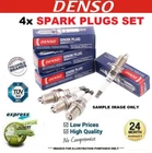 4x DENSO SPARK PLUGS for VAUXHALL ASTRA GTC Mk VI 2.0 VXR 2012->on