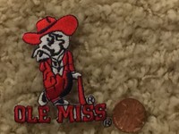 Mississippi Rebels Ole Miss Colonel Reb 2 1/4 Patch College Mississippi Rebels Ole Miss Colonel Reb 2 1/4 Patch College