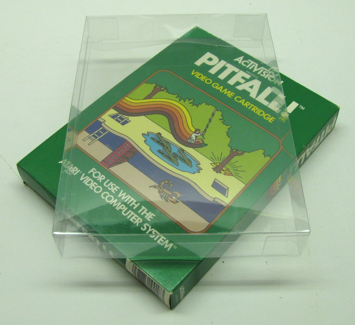 50x Clear Plastic Protective Box Protector Sleeve For Atari 2600/7800 Game Boxes 50x Clear Plastic Protective Box Protector Sleeve For Atari 2600/7800 Game Boxes