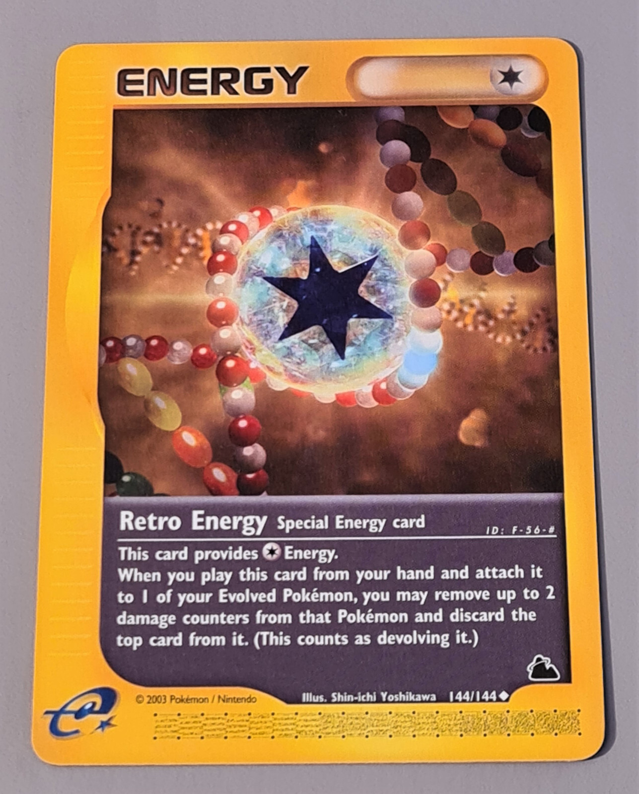 Retro Energy # 144/144 Uncommon from Skyridge 2003 Pokemon English Mint Vintage