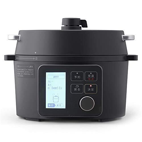 Iris Ohyama Electric pressure cooker Pressure cooker 2.2L Black