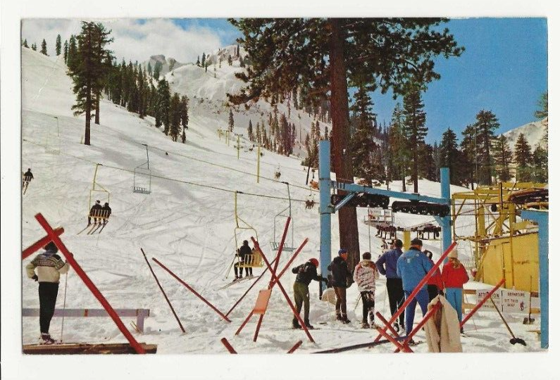 ARROWHEAD SPRINGS HOTEL SAN BERNADINO CA POSTCARD PEOPLE INSIDE PHOTO