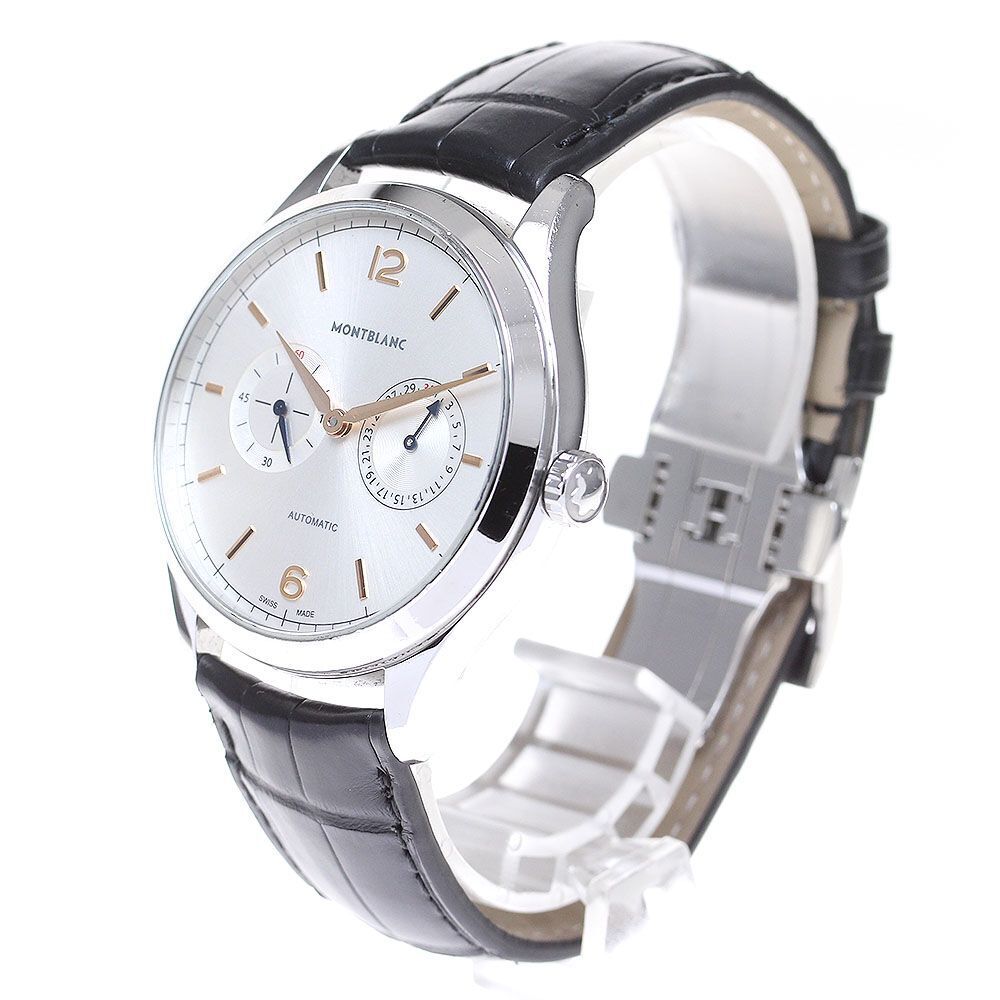 豪華ラッピング無料 Montblanc 7403 Heritage Chronometry Twin Counter Date モンブラン