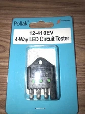 Pollak 12-410EV 4-Way Led Circuit Tester