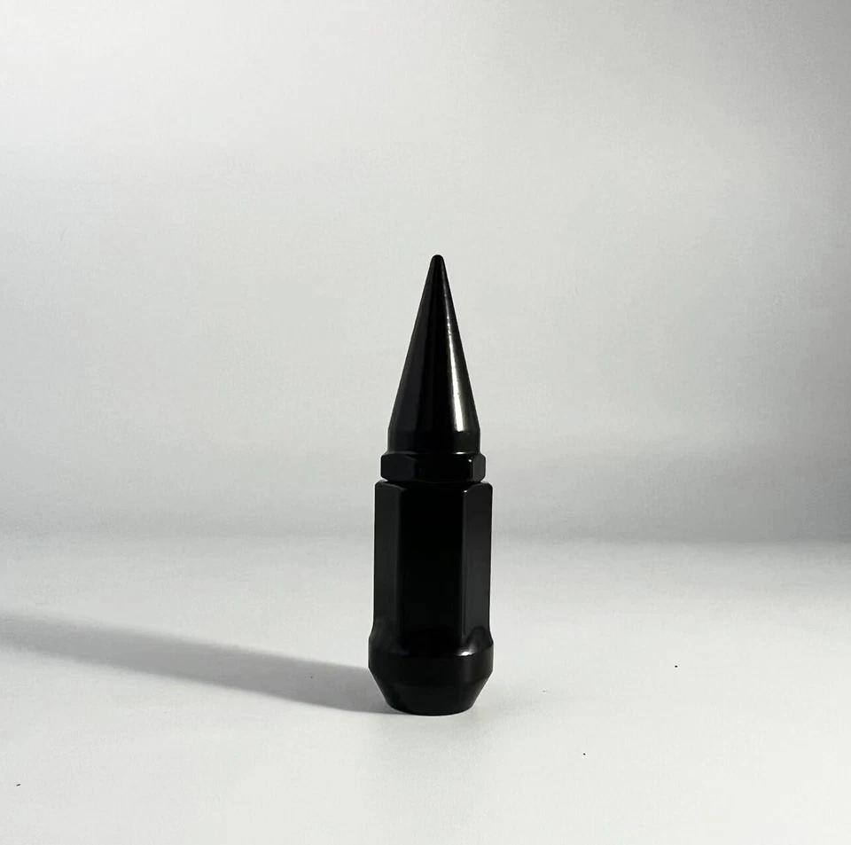 CAN AM MAVERICK X3 MAX TEXTRON WILDCAT XX 3.18'' 2PC SPIKE LUG NUT M12X1.5 BLACK - Image 4 of 4