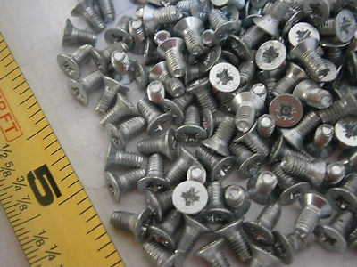 Machine Screw Pozi Countersunk M6 x 20mm in Zinc Plated Steel - ISO 7046 pt1 (DI