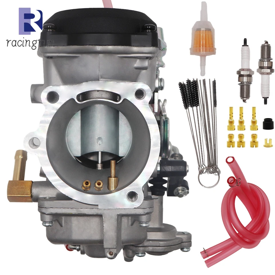 Carburador para Harley Davidson Dyna Wide Super Glide Softail y tornillo de ajuste nuevo Foto 2 de 4