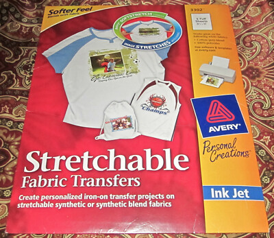 avery stretchable fabric transfers