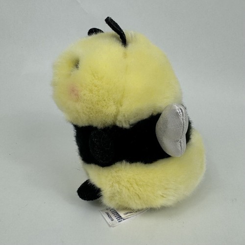 Rolly Pet Bee Happy 5" Aurora Plush Stuffed Animal Toy Bumble Bee Yellow Mini - Picture 5 of 9