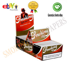 Cartine Smoking  Gold Corte Doppie Oro Double Da 25 Libretti