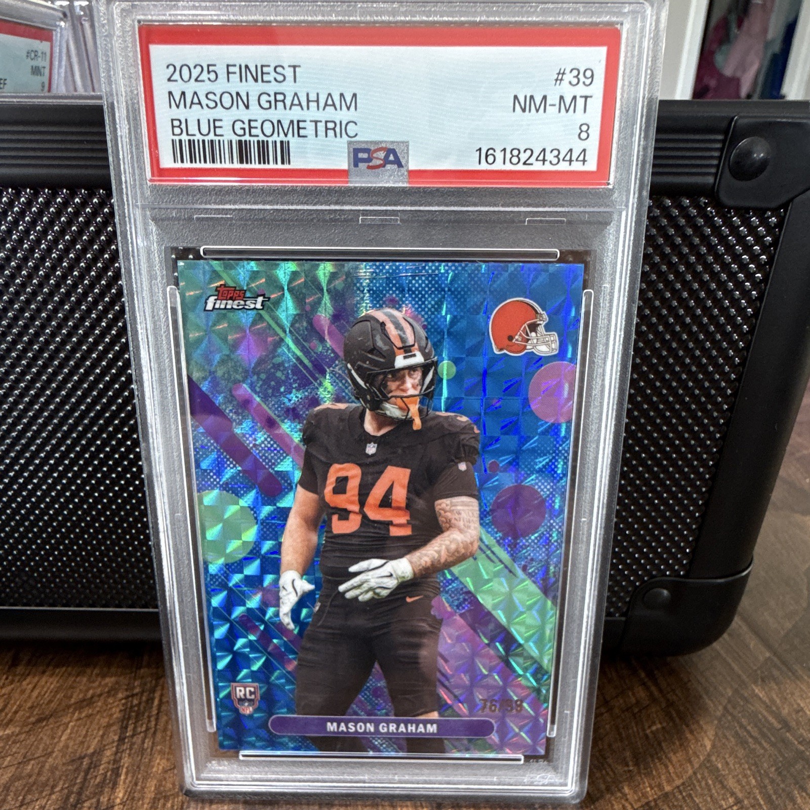 Mason Graham Topps Finest #39 Blue Geometric