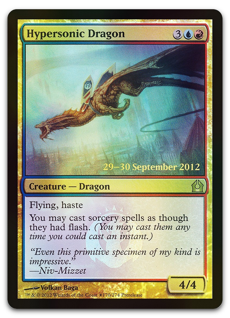 Hypersonic Dragon #170 (Foil) (LP) Prerelease Cards PRE Magic MTG