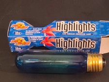 15W Watt INCANDESCENT Blue Bulb E26 for Fish Pod Aquarium After Dark Lighting
