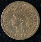 1883 Indian Head Cent in Good Condition