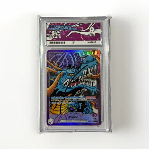 Kaido (OP17-058) (V.2) 058 ACE graded card