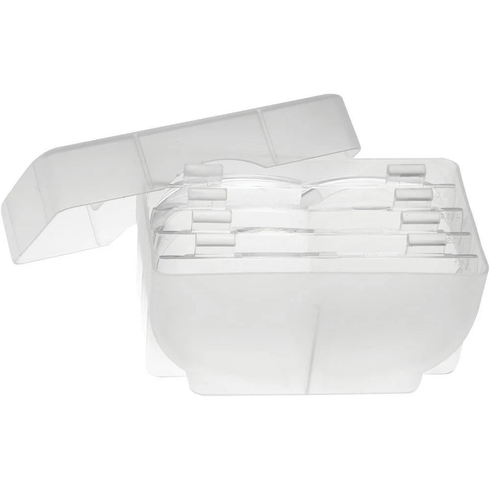 Carson Head Magnifier LED Visor Hands Free Lighted 4 Lens Hobby Craft Tool Set - Image 3 of 4