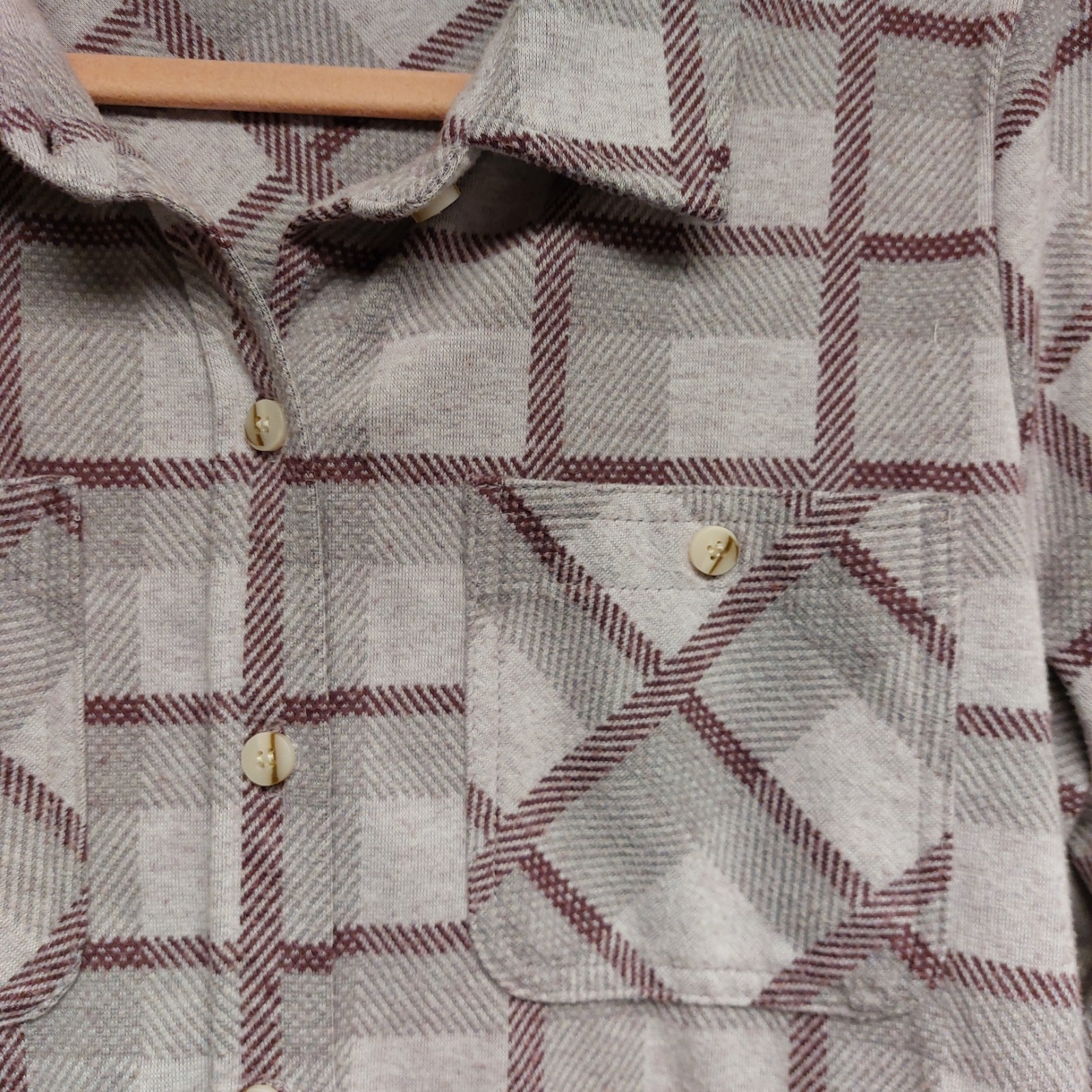 Thread & Supply Button Up ~ Double Pocket ~ Purpl… - image 3
