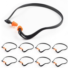 Noise Cancelling Ear Plugs  for Shooting Range One Size, Black, Orange