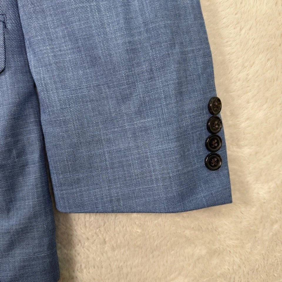 Lauren Ralph Lauren Mens 44R Blue Blazer 2-Button Sport Coat Jacket Preppy EUC - Image 3 of 4