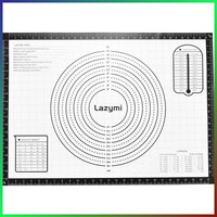 Silikon Backmatte 71X51Cm Rutschfest Antihafte Ausrollmatte FüR Teig