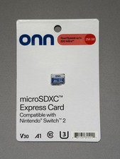 NEW Onn 256gb MicroSD Express Card for Nintendo Switch 2