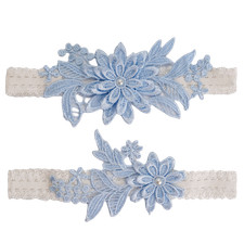 Polyester Bridal Garter Belt Embroidery Floral Bridal Thigh Ring  Bridal
