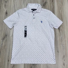 U.S. Polo ASSN Polo Men's Small White Short Sleeve New