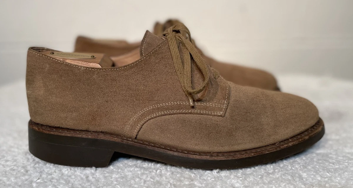 Polo Ralph Lauren Weatford Oiled Suede Tan Derby size 9.5D Vtg Polo Ralph Lauren Men Size 10.5 D Tan | Mercari main image 2