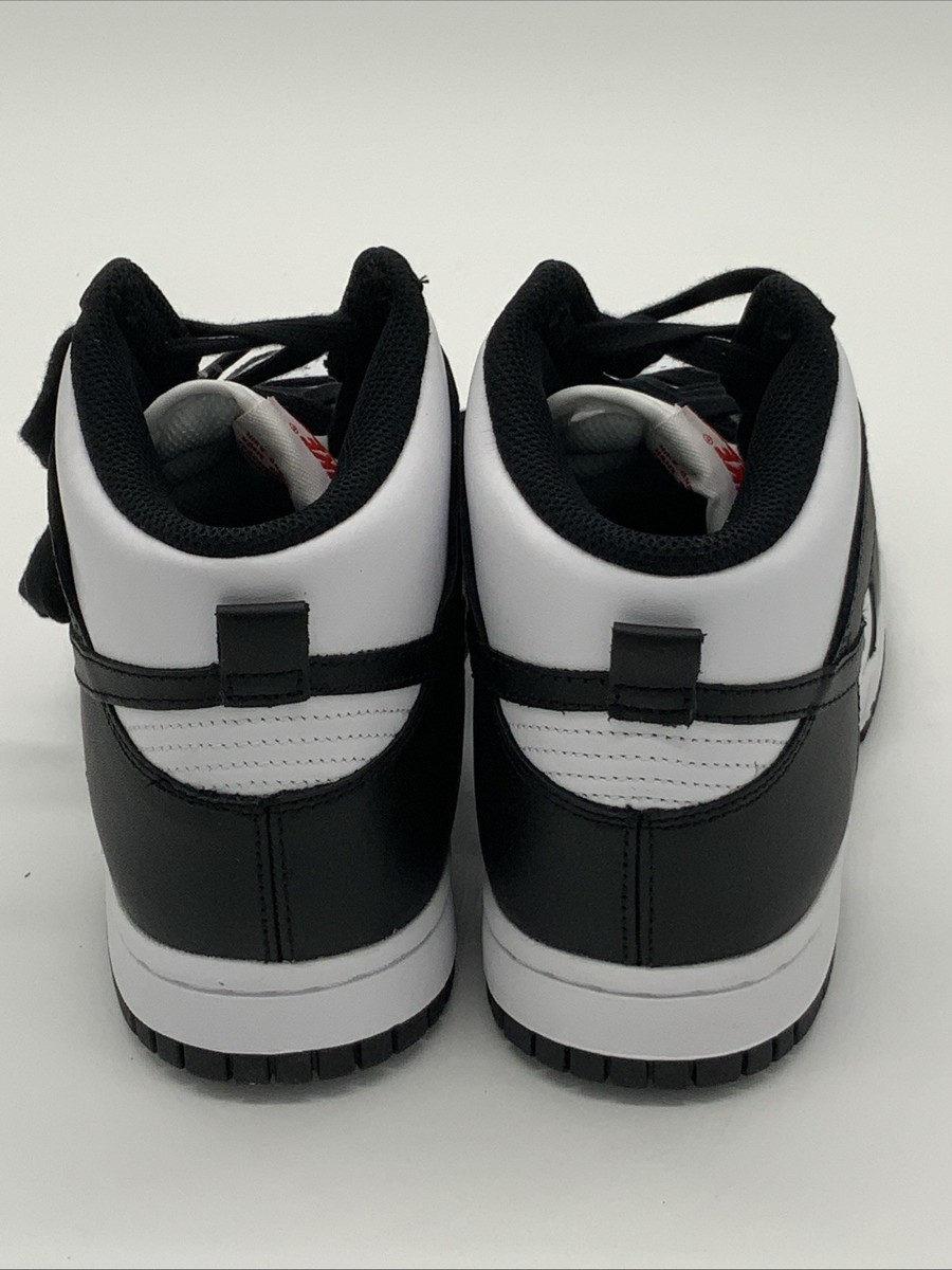 Size 8 - Nike Dunk High Black White W for sale online | eBay