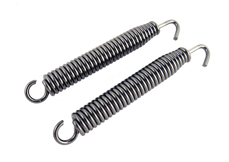 Outlaw Racing Stainless Steel Motorcycle Exhaust Pipe Muffler Springs Pair 83mm