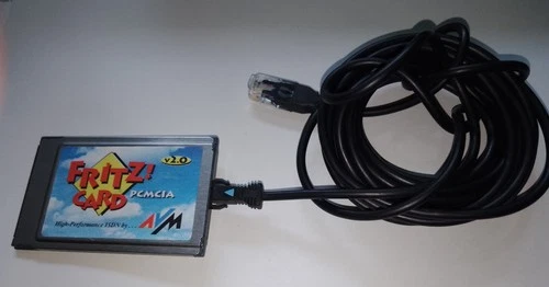 ISDN PCMCIA Karte Typ 2 mit Adapterkabel
