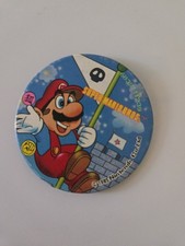 1985 Super Mario Bros. Round Menko — Mario-Themed Item C000331