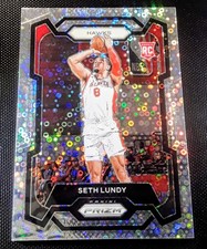 2023-24 Panini Prizm Basketball Seth Lundy Rookie Fast Break Prizm #138 - Hawks