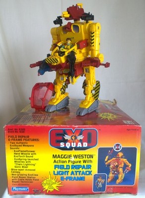 Free ship! Vtg 1994 Playmates Exo Squad Maggie Weston with Field Repair Light At