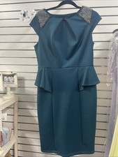Dorothy Perkins Teal Dress Beautiful for Any Occasion Size 10