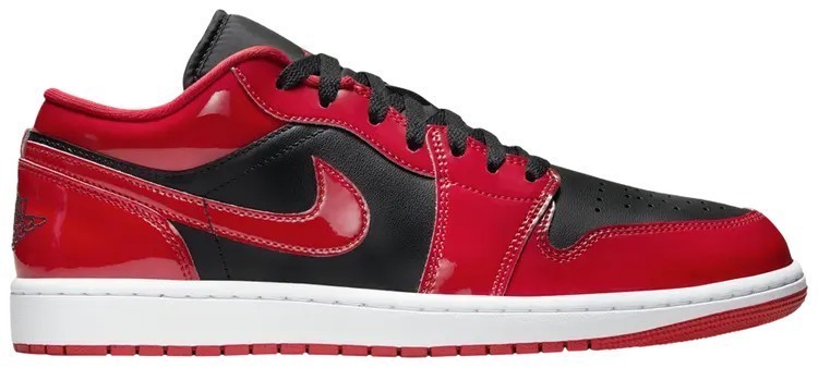 Jordan 1 Low Patent Varsity Red Black for Sale | Authenticity