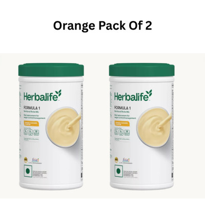 Herbalife Formula 1 Meal Replacement Weight Management Orange Shake Pack 2