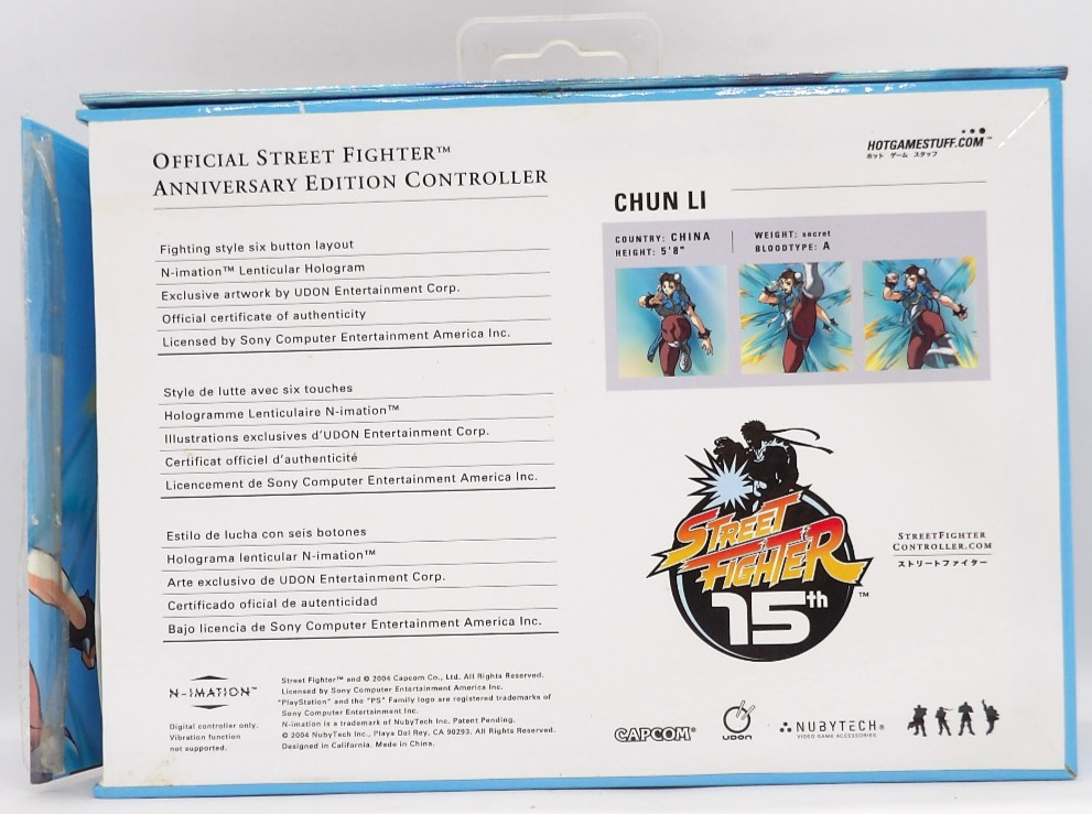 Street Fighter Special CHUN LI CONTROLLER 15th Anniversary Edition Playstation