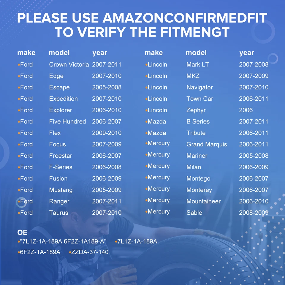 4x Tire Pressure Monitoring Sensor Direct Kit For Mazda B3000 2007-2011 Foto 2 de 4