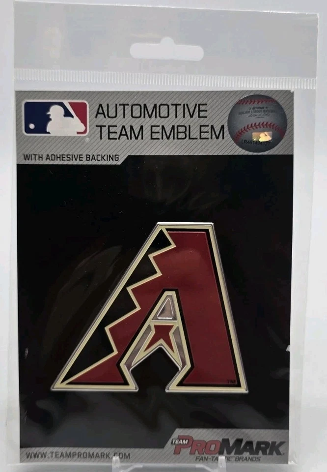 Team ProMark ARIZONA DIAMONDBACKS Automotive Team 3D Aluminum Emblem MLB New NOS - Image 2 of 4