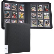   WOT I Toploader Binder  Holds 360 Toploaders  Premium PU-Leather Binder