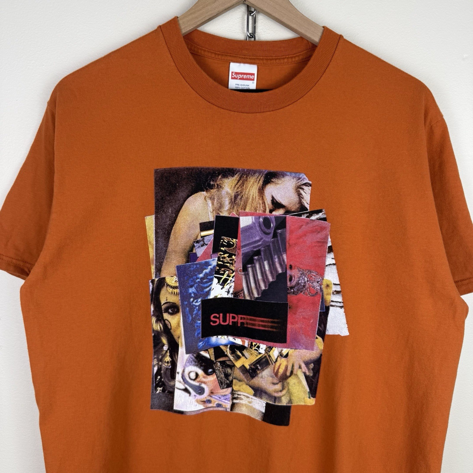 Medium Supreme FW21 Rust Orange Stack Tee - image 2