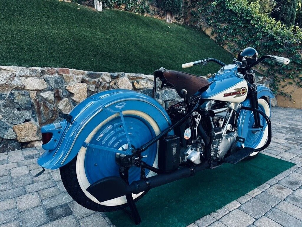 39 Harley EL Knucklehead Owned by Legendary Carl Olsen