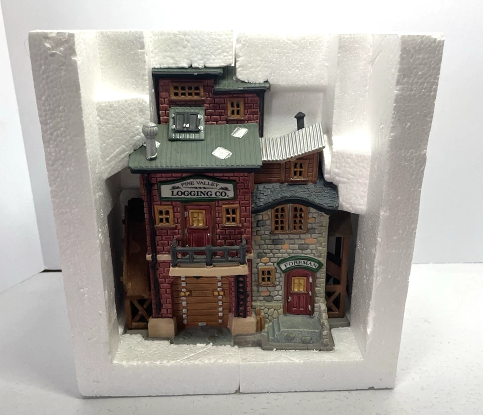 K-Line K-43022 PINE VALLEY LOGGING COMPANY O-Scale 2004 Lemax Building - Image 2 of 4