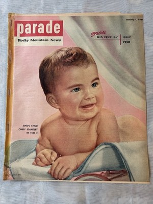 Parade January 1950 Mid Century Issue  How We Will Live In 2000  Carl Sandberg