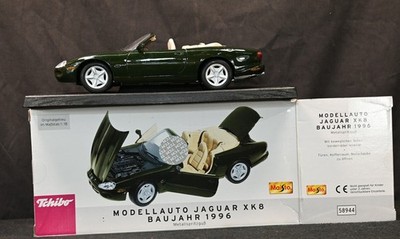Maisto Tchibo 1996 Jaguar XK8 Convertible British Racing Green 1:18 Diecast NIB