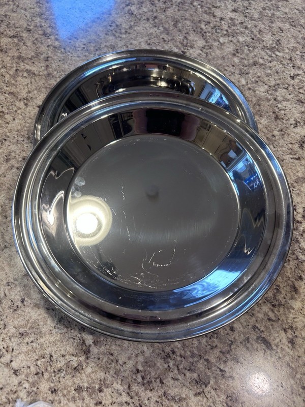 Pair Of Royal Prestige Stainless Steel Pie Plates